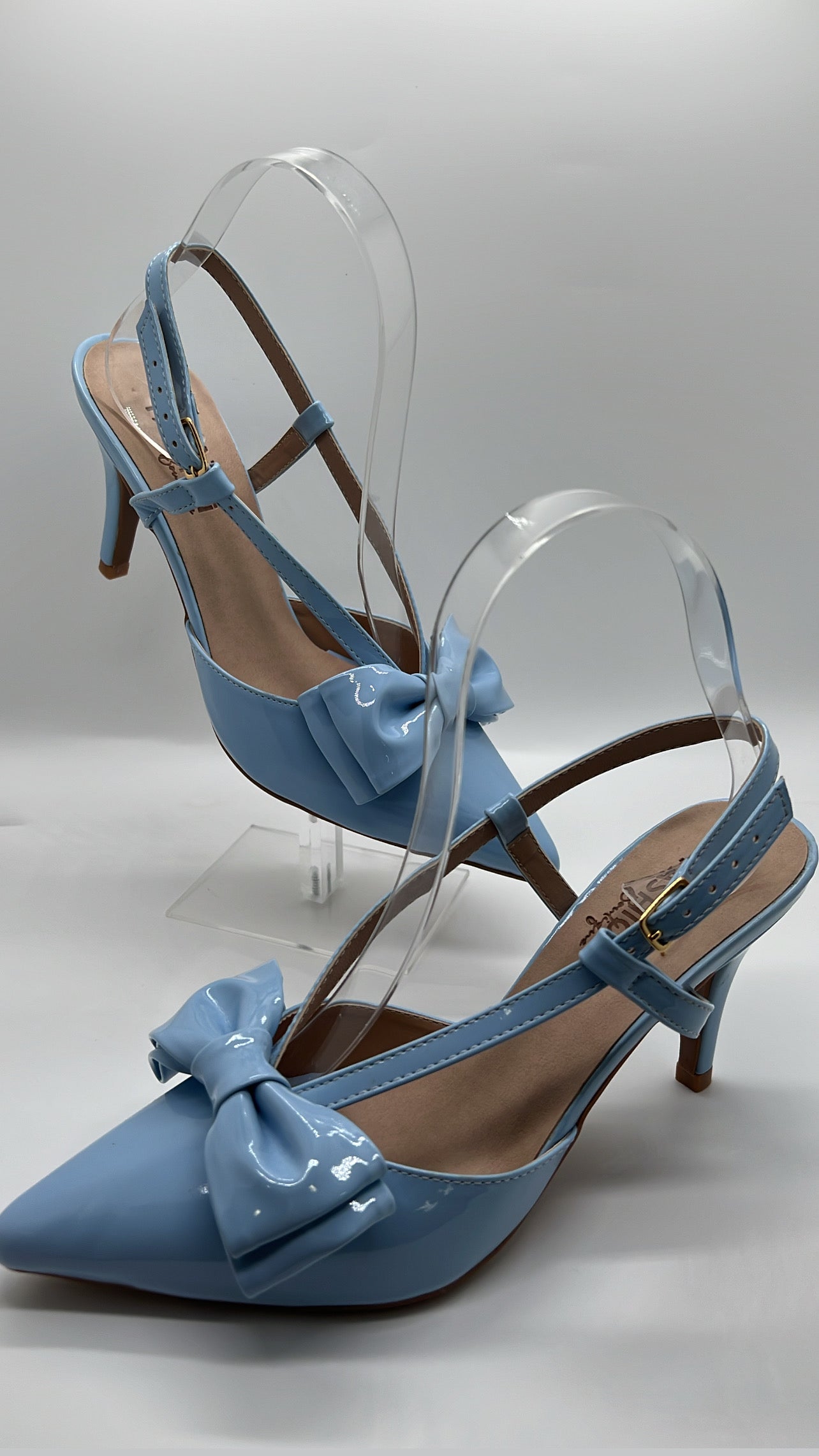 Bfb Shoes - Blue Chanel Scarpim w/ Bow