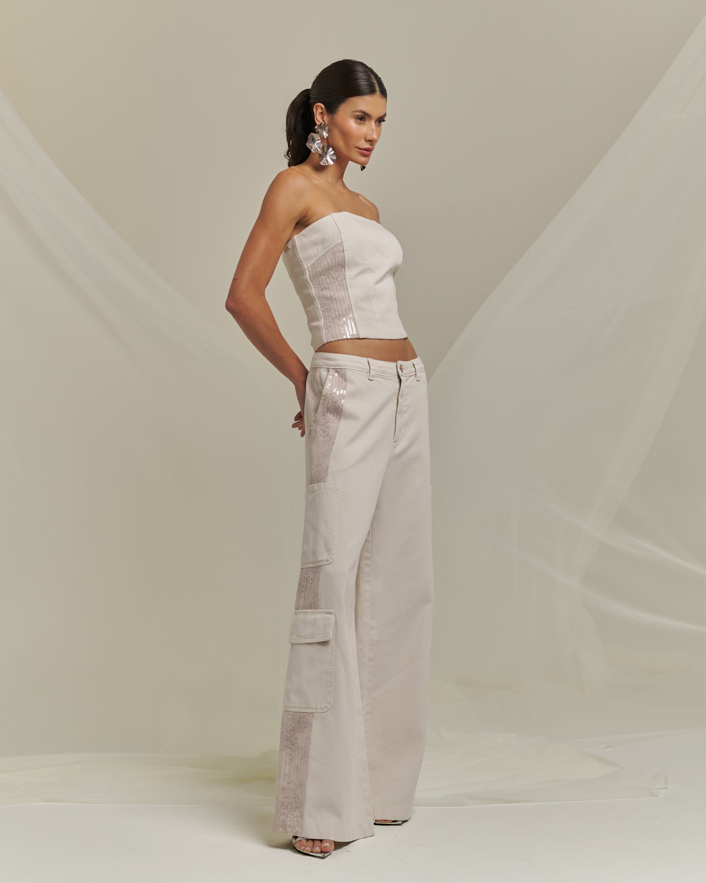 Bfly - Lace Pants and Top Set