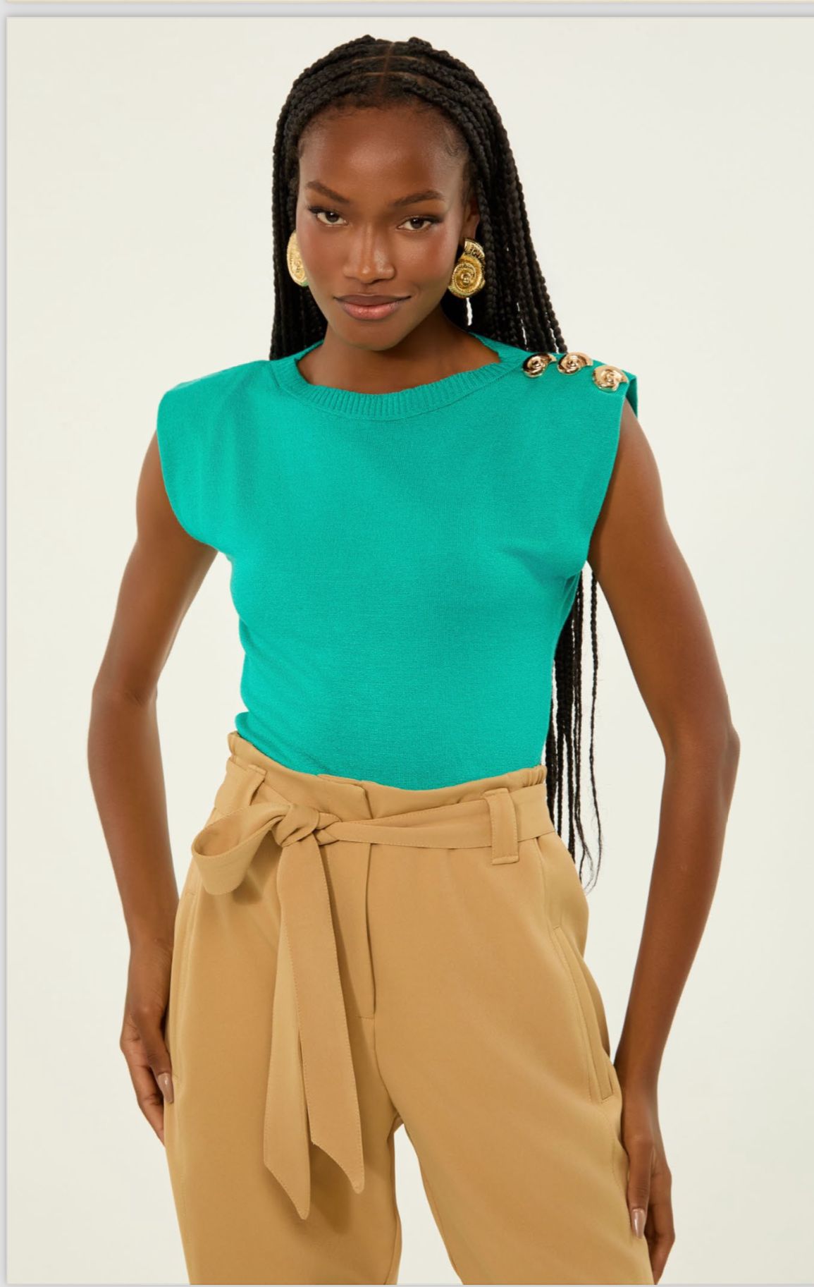 Lore - Muscle Tee Sheel Tricot Blouse