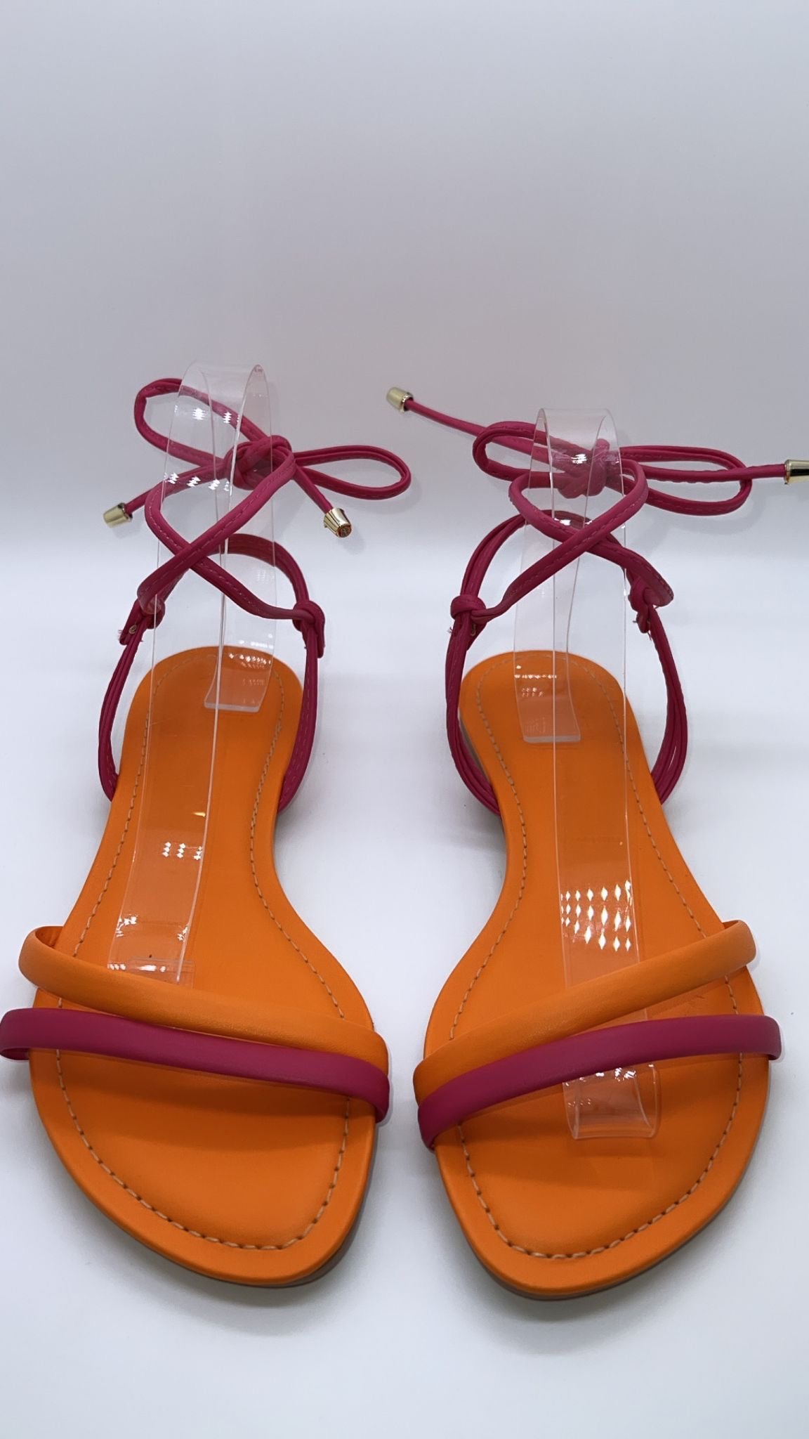 Bfb Shoes - Flat Sandals Orange Pink