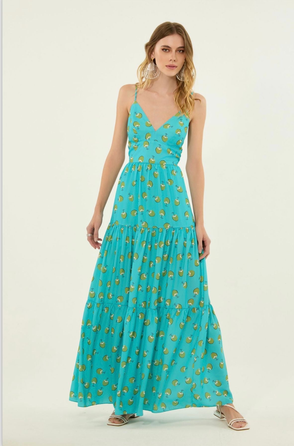 Lore - Coconut Print Long Dress