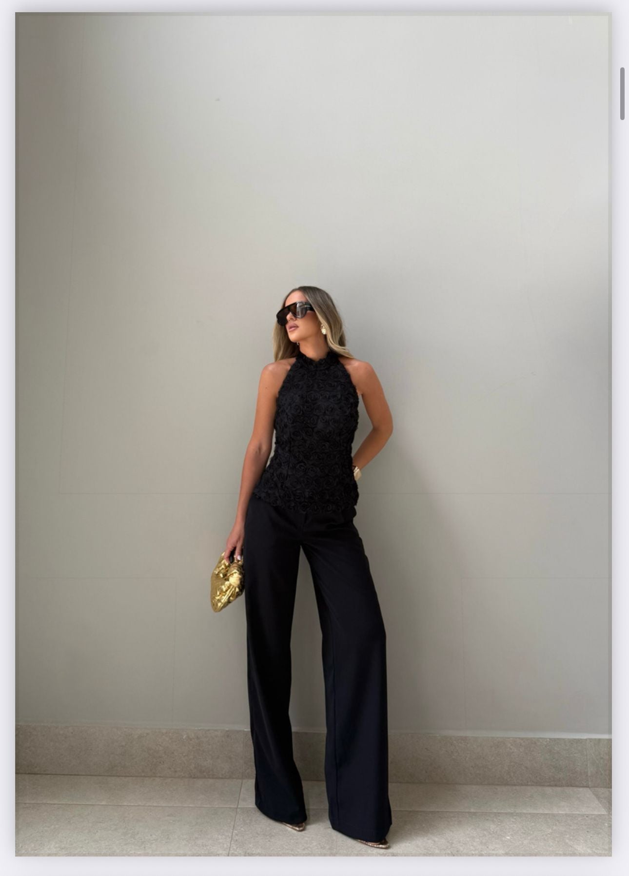 Closet Deluxe - Tailored Floral Top Set