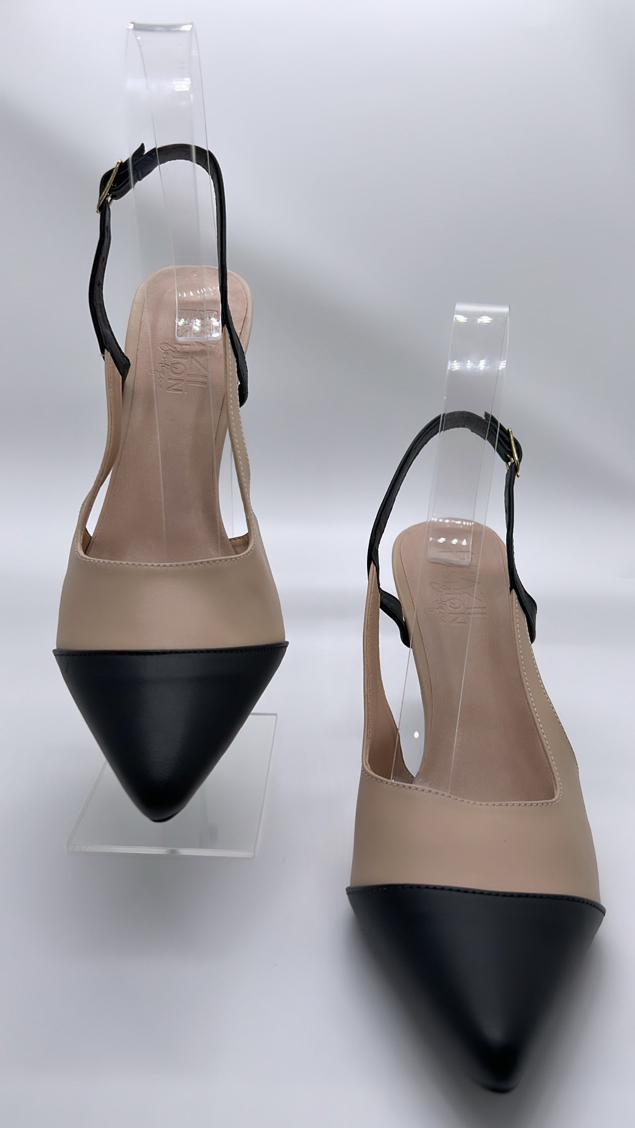 Bfb Shoes - Black and Nude Chanel Scarpim