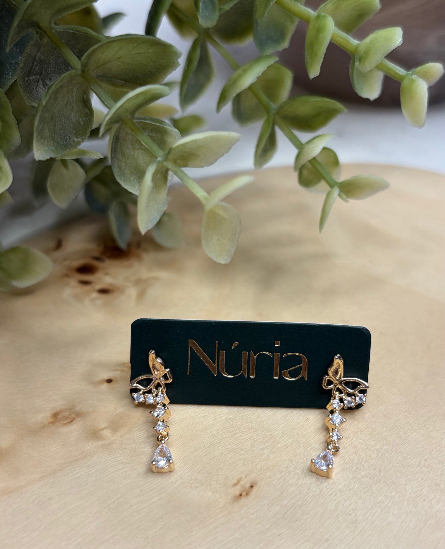 Nuria - Butterfly W/ Dangle Drop