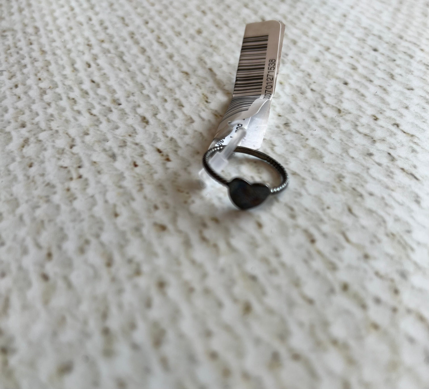 Nuria - Thin Black Rodium Ring
