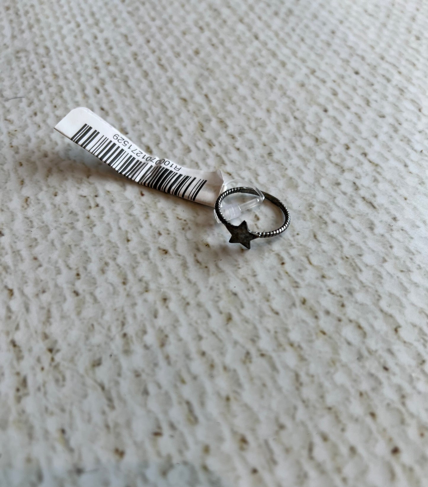 Nuria - Thin Black Rodium Ring