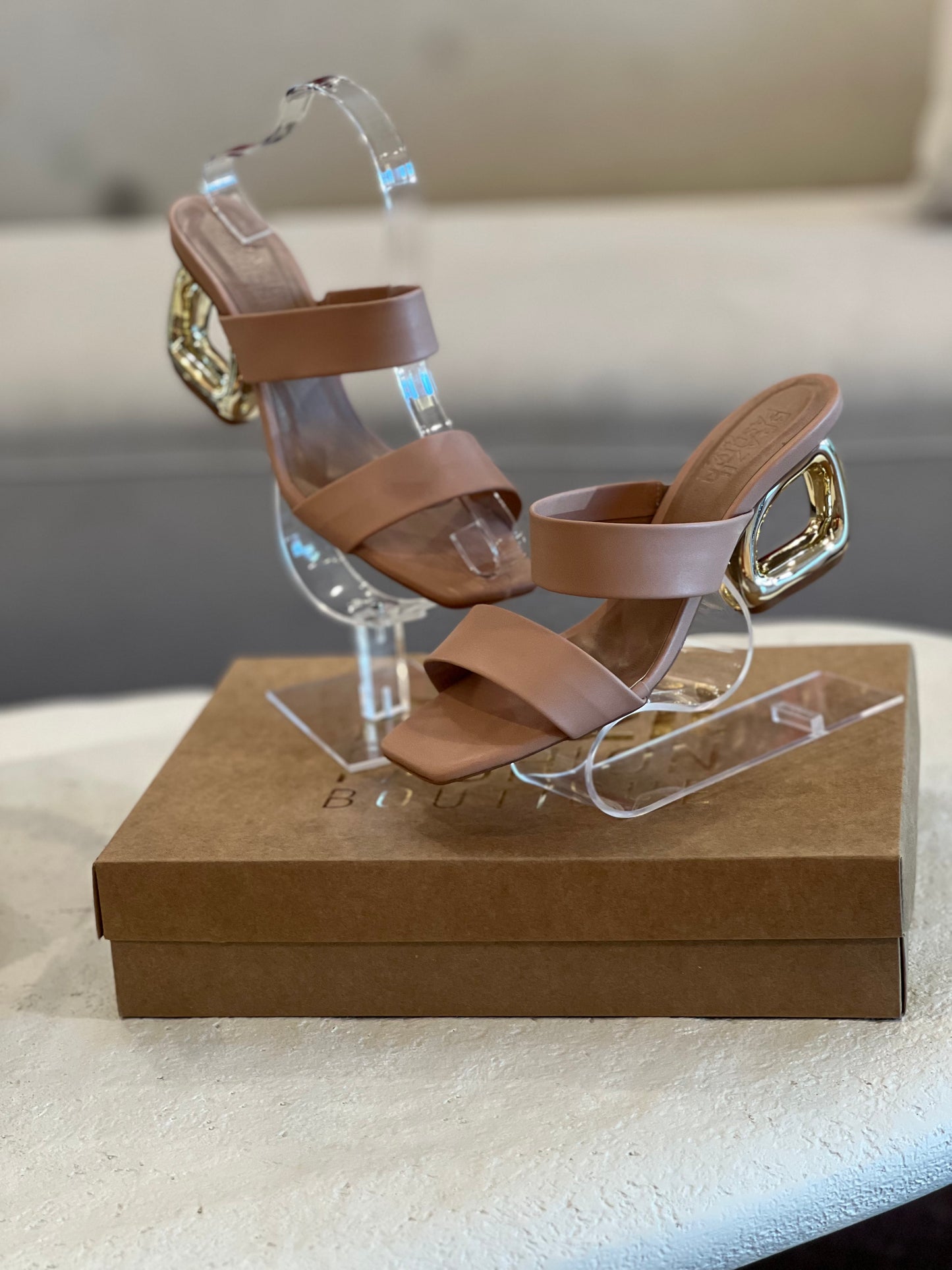 Bfb Shoes - Nude Grazi Heels