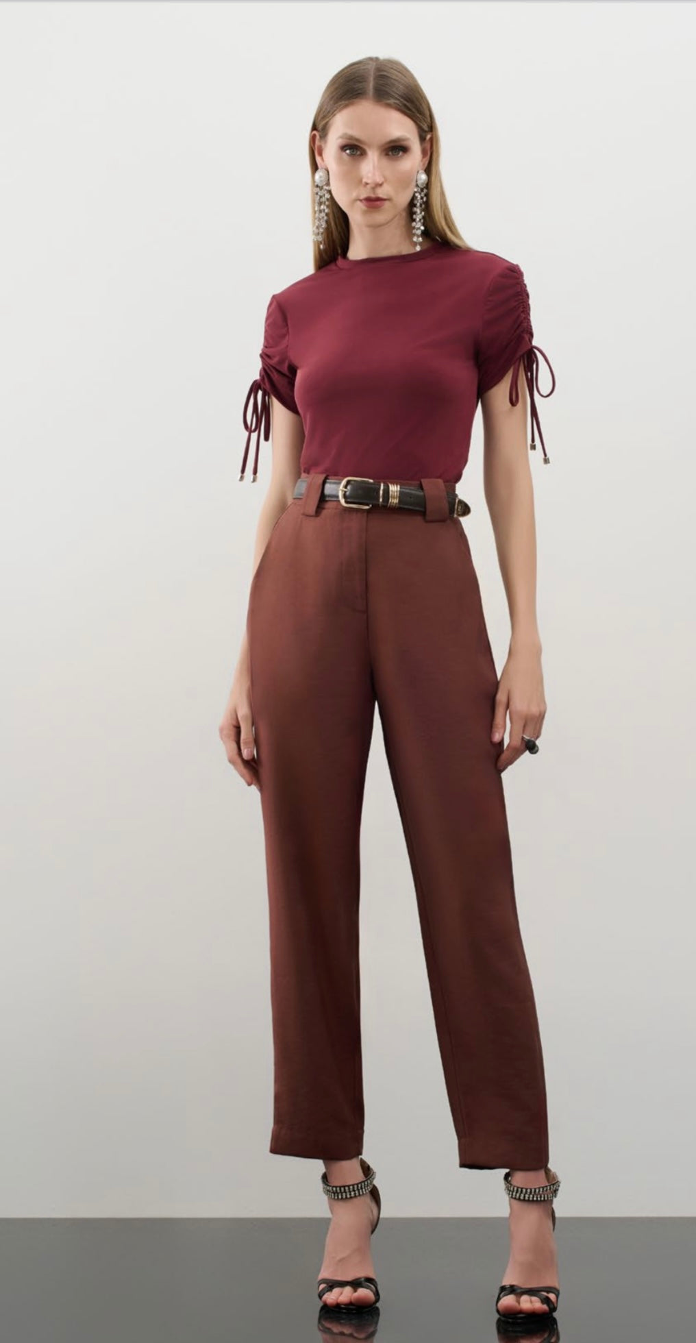 Lore - Leather Belt with Rings