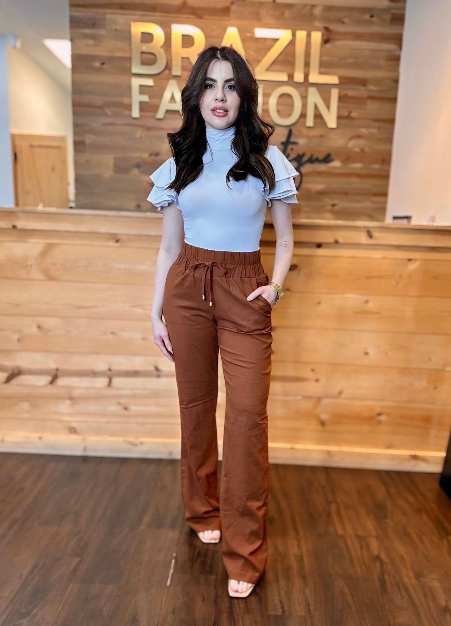Nuxx - Pants Linen Wideleg