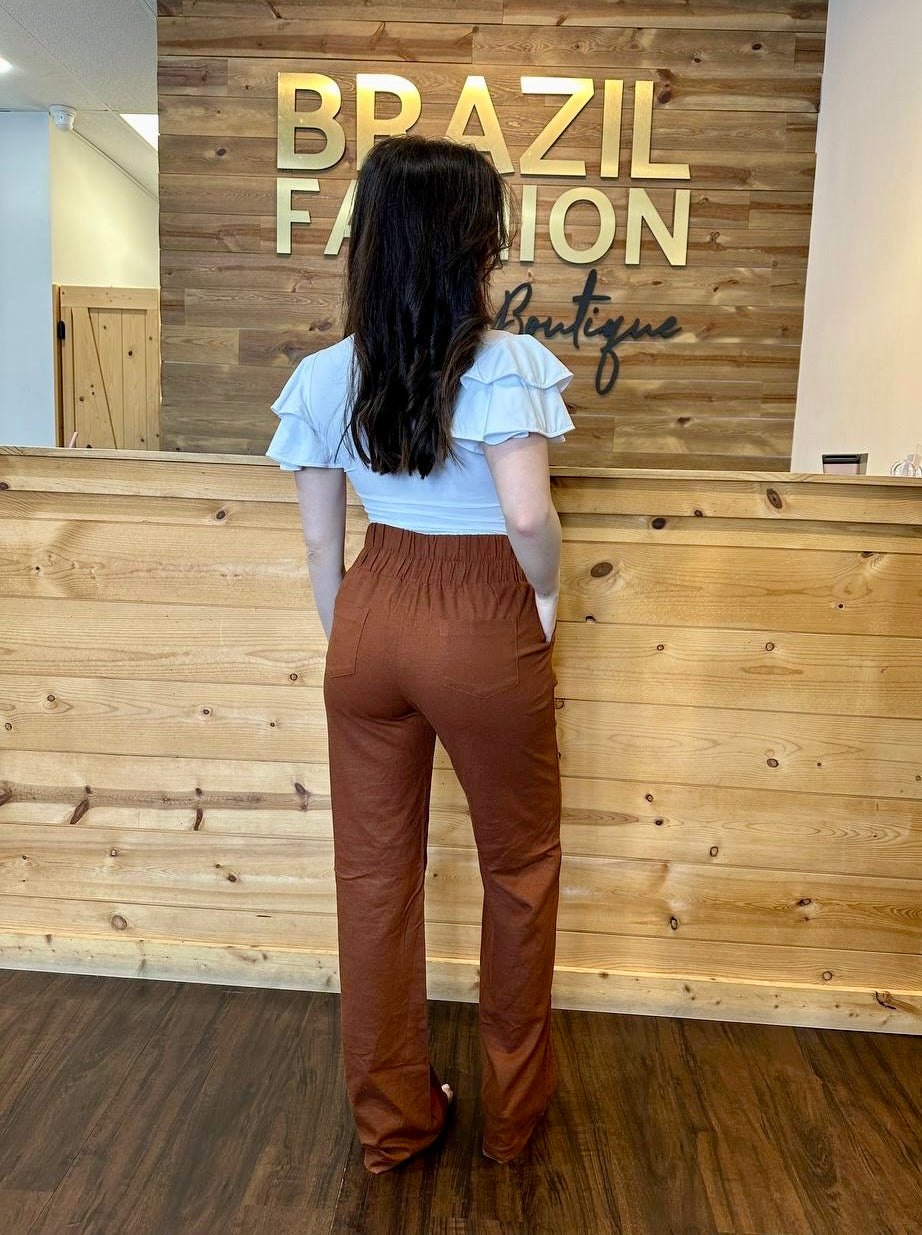 Nuxx - Pants Linen Wideleg