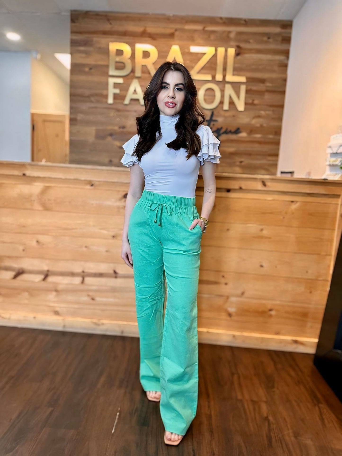 Nuxx - Pants Linen Wideleg