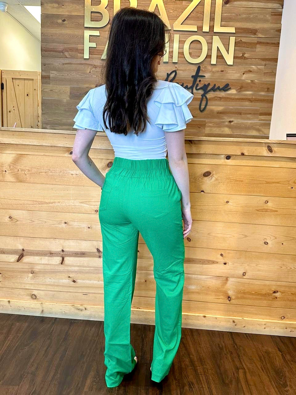 Nuxx - Pants Linen Wideleg