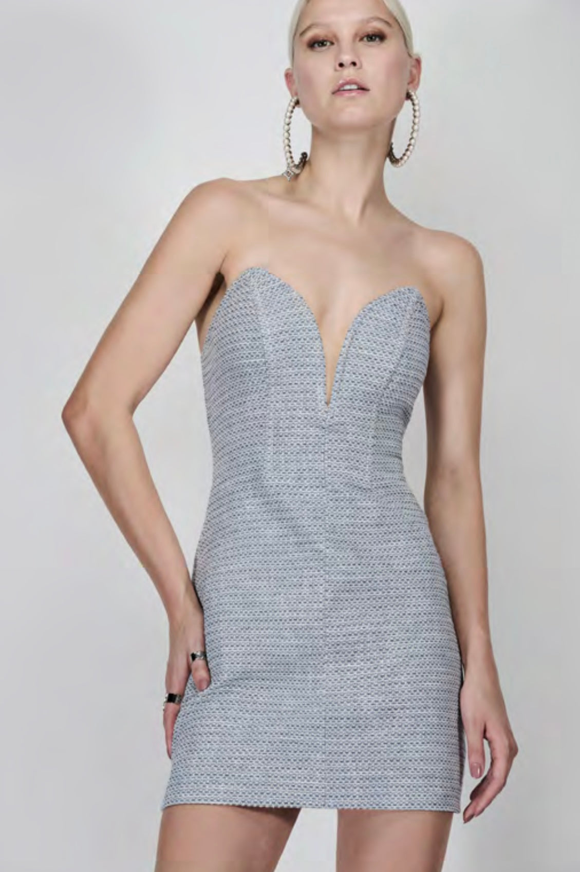 Caos - Short Dress and Cropped Blazer Set