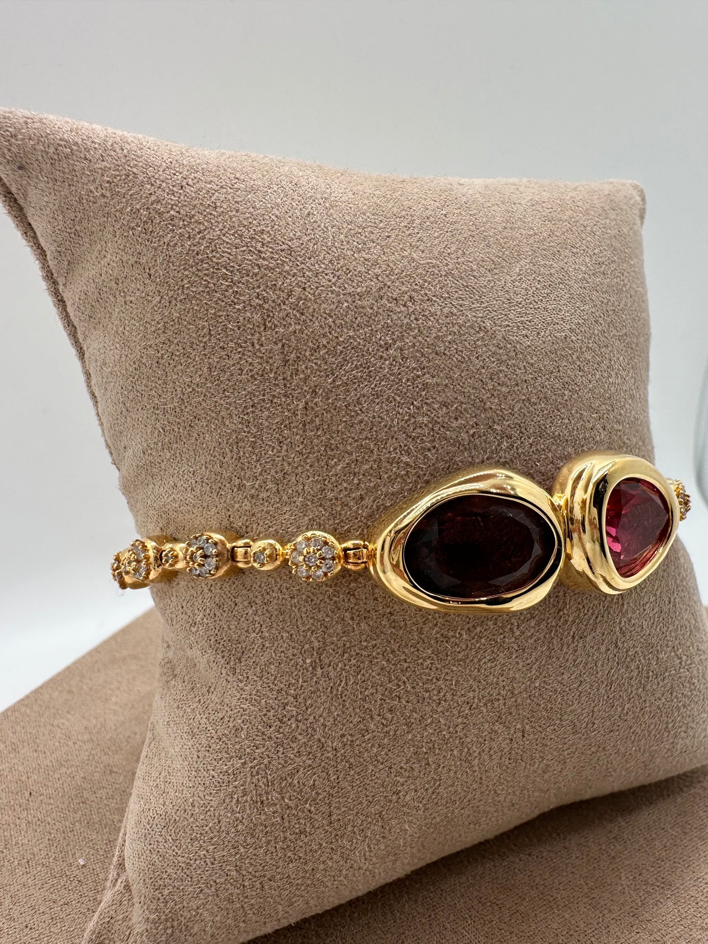 Nuria - Bicolor Golden Bracelet