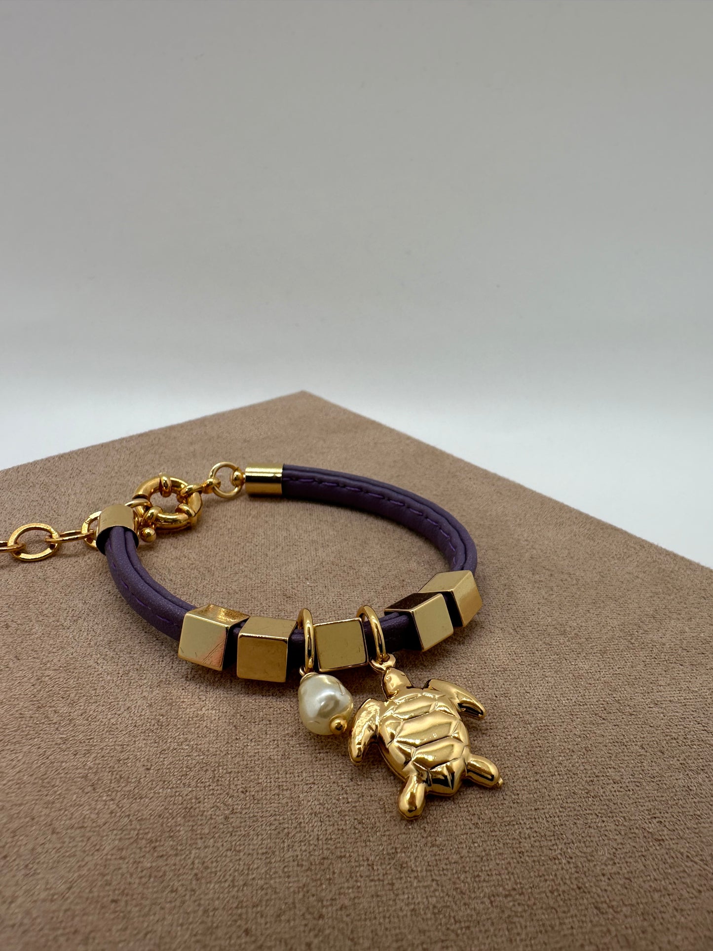 Nuria - Beach Leather Bracelet