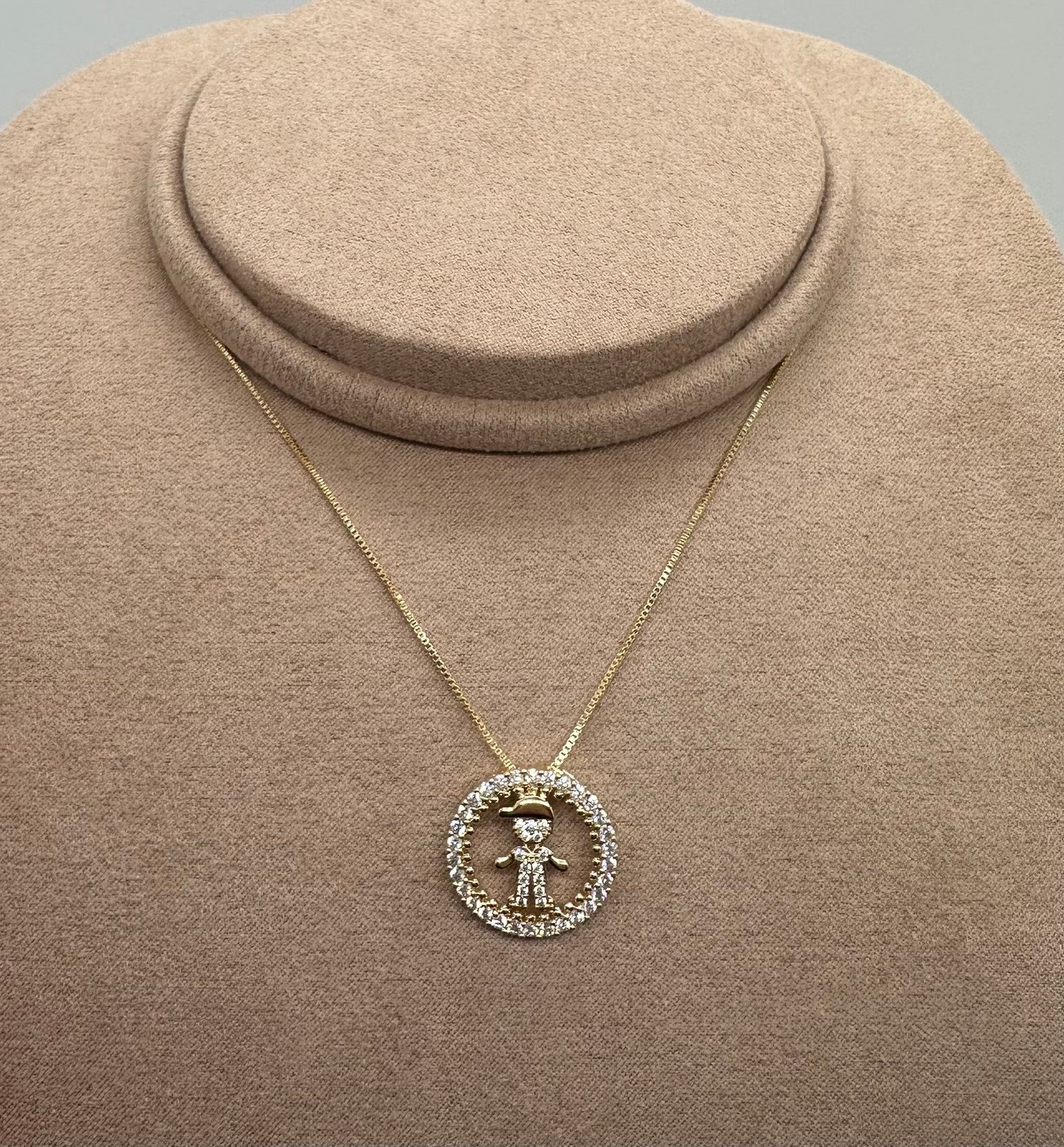 Nuria - Small Gold Children Necklace