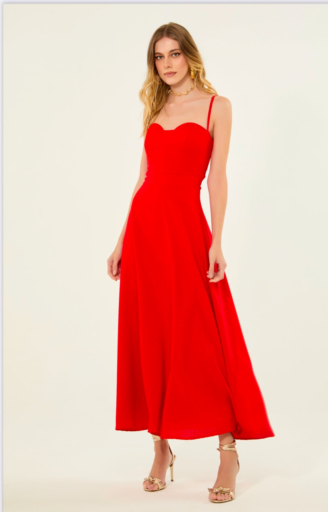 Lore - Linen Look Corset Dress