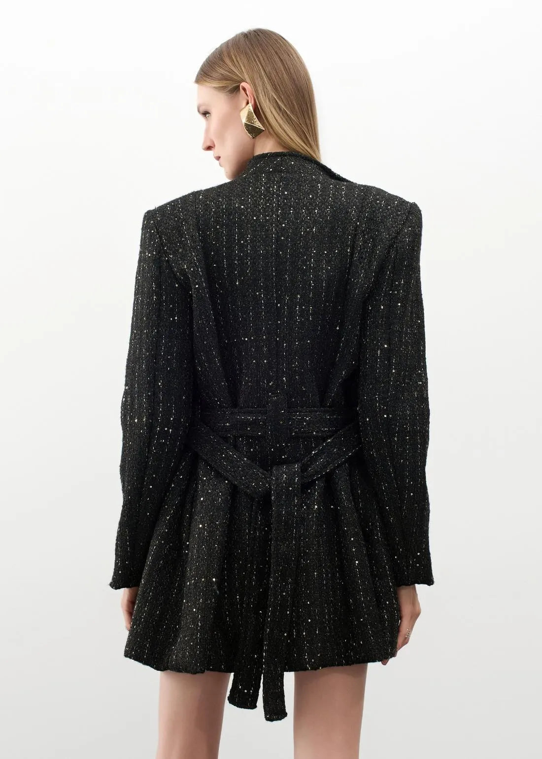 Lore - Maxi Tweed Coat Set