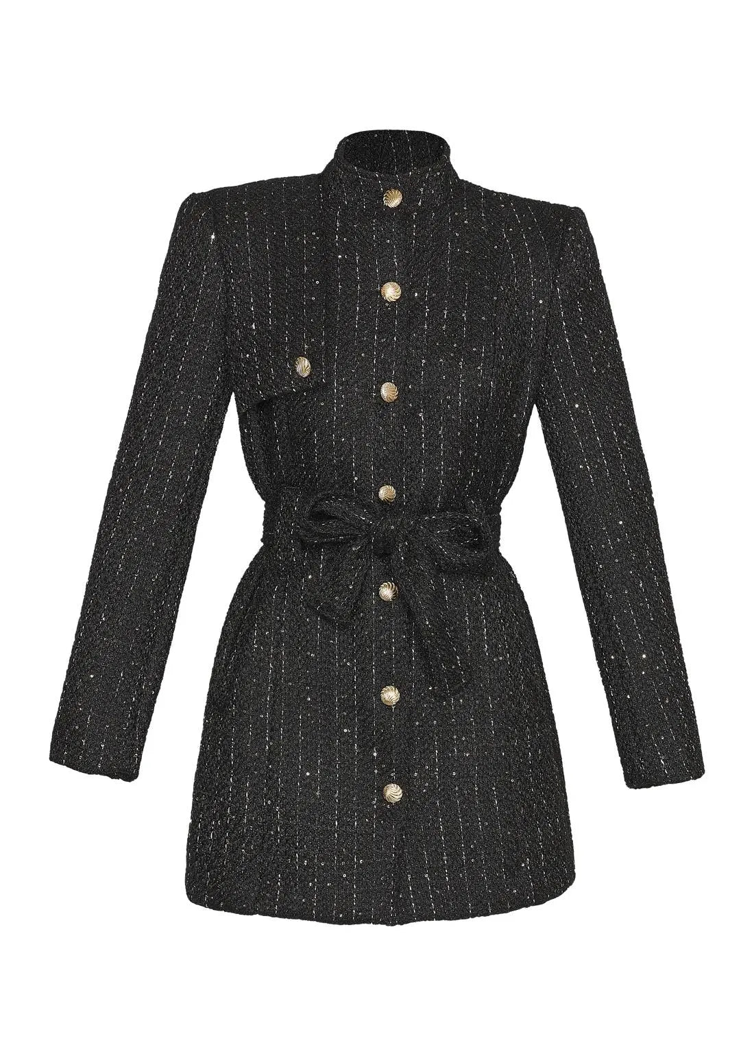 Lore - Maxi Tweed Coat Set