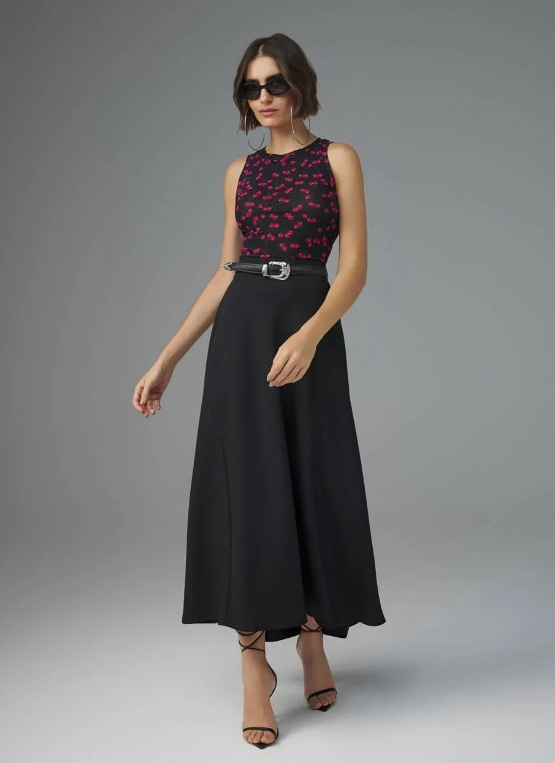Lore - Satin Infinity Midi Skirt
