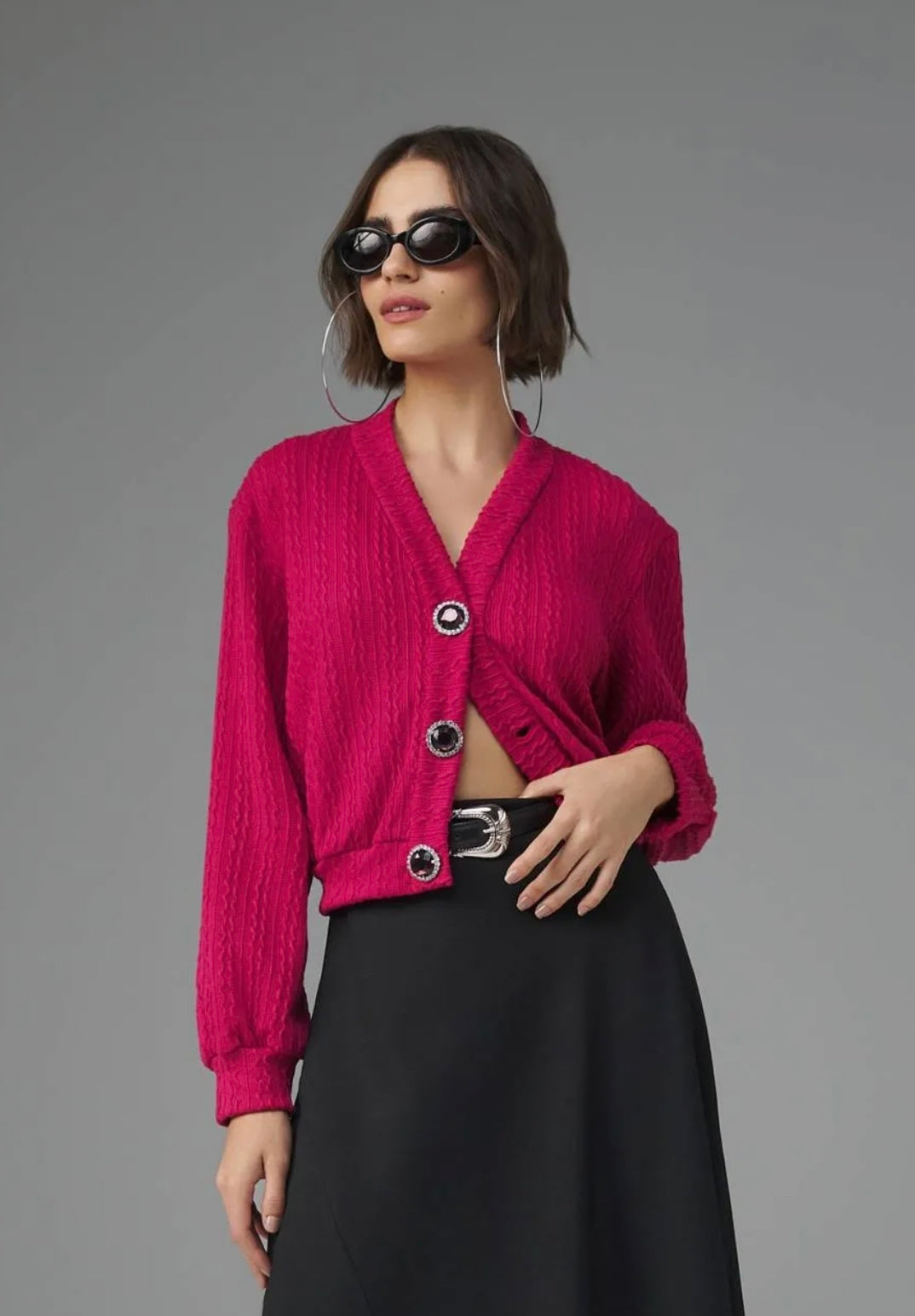 Lore - Grace Knit Button Maxi Coat