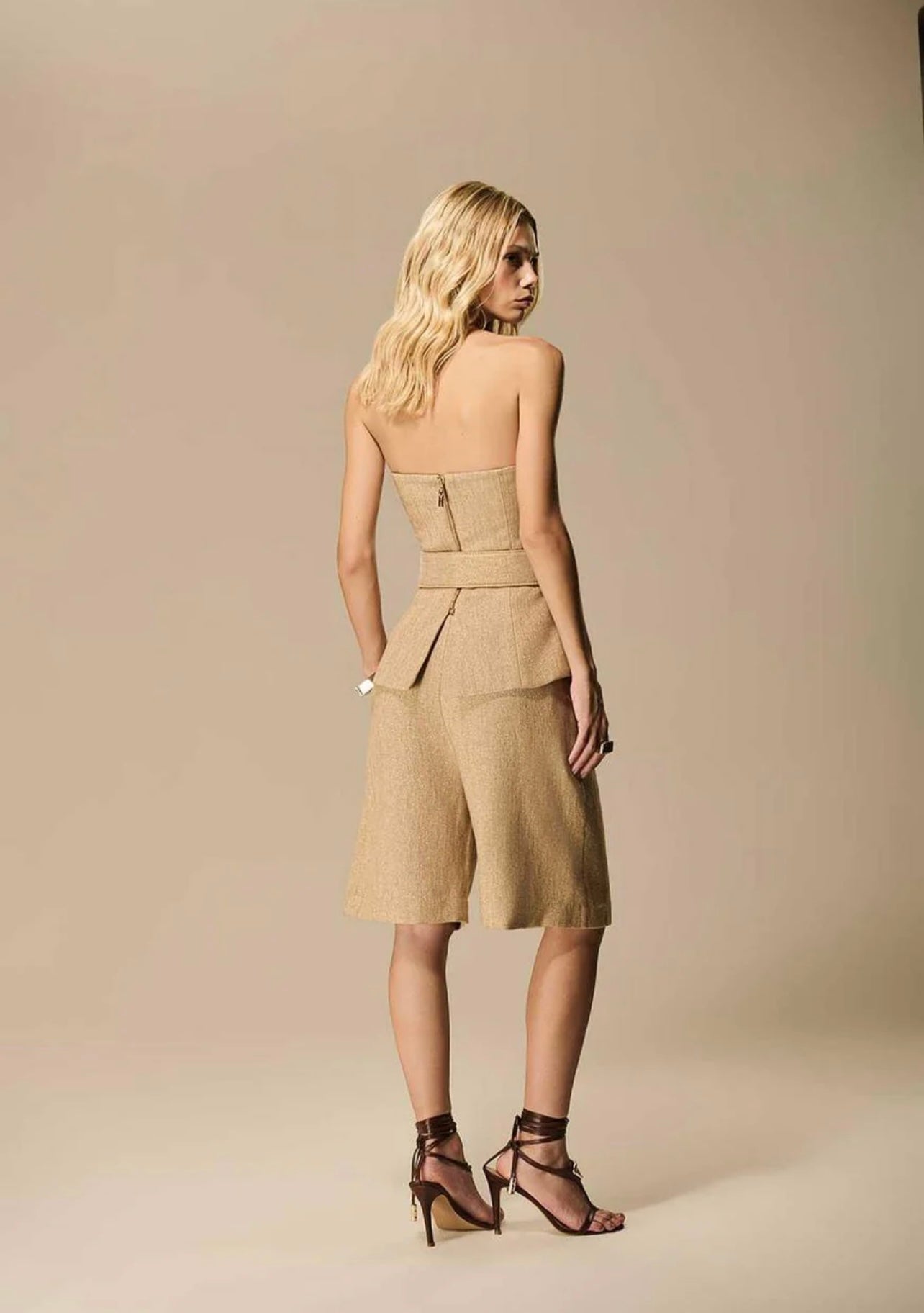 Caos - Linen Lurex Corset