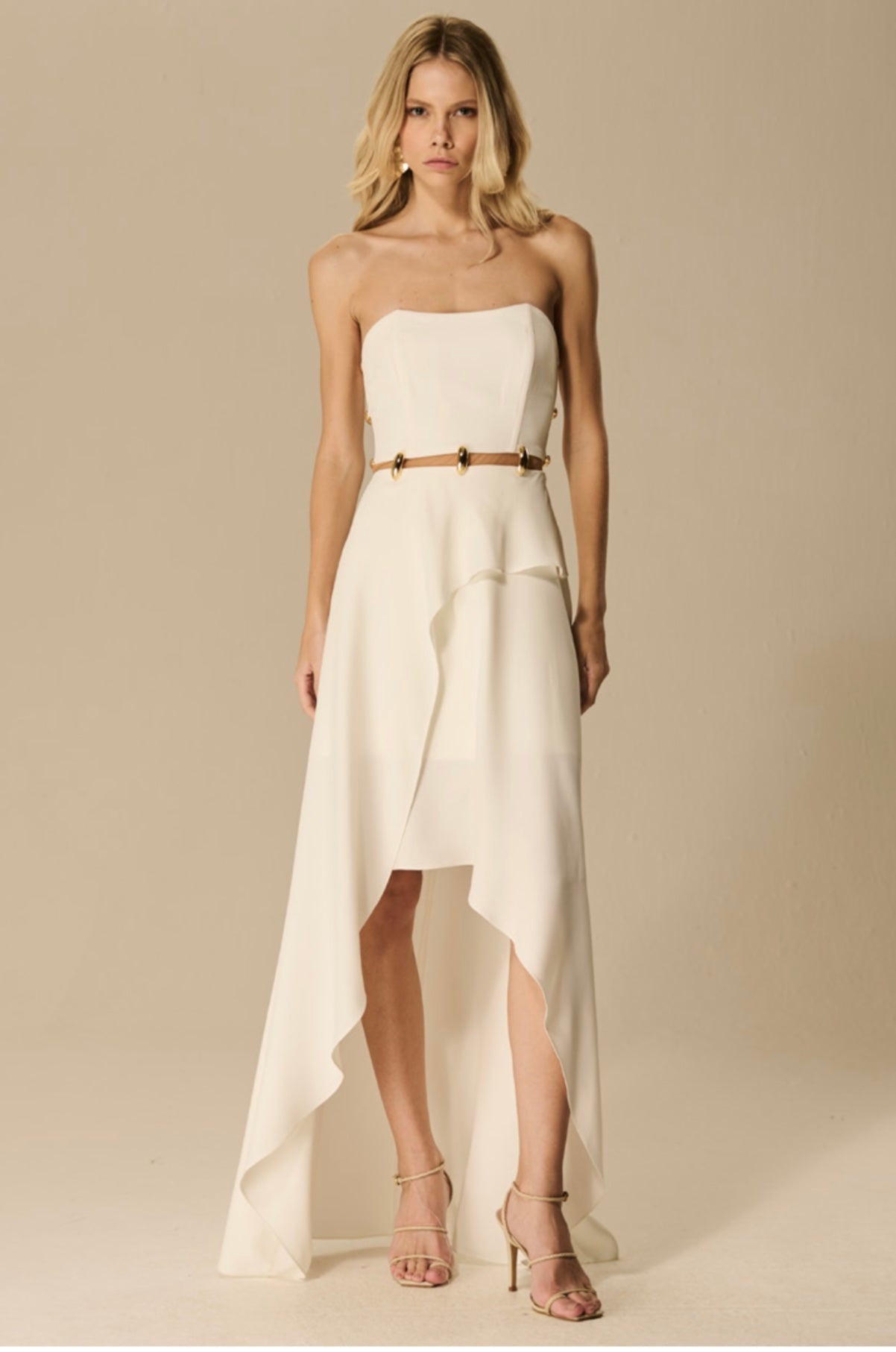 Caos - Curved Metal Tailored Dress