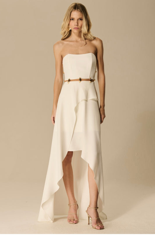 Caos - Curved Metal Tailored Dress