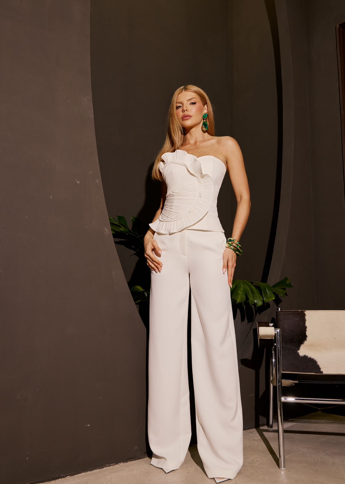 Closet Deluxe - Tailored Set Organic Detail