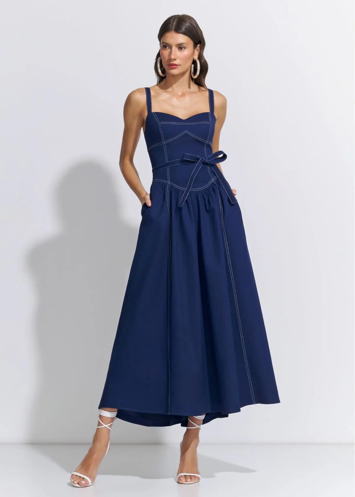 Lore - Heavy Twill Corset Maxi Dress