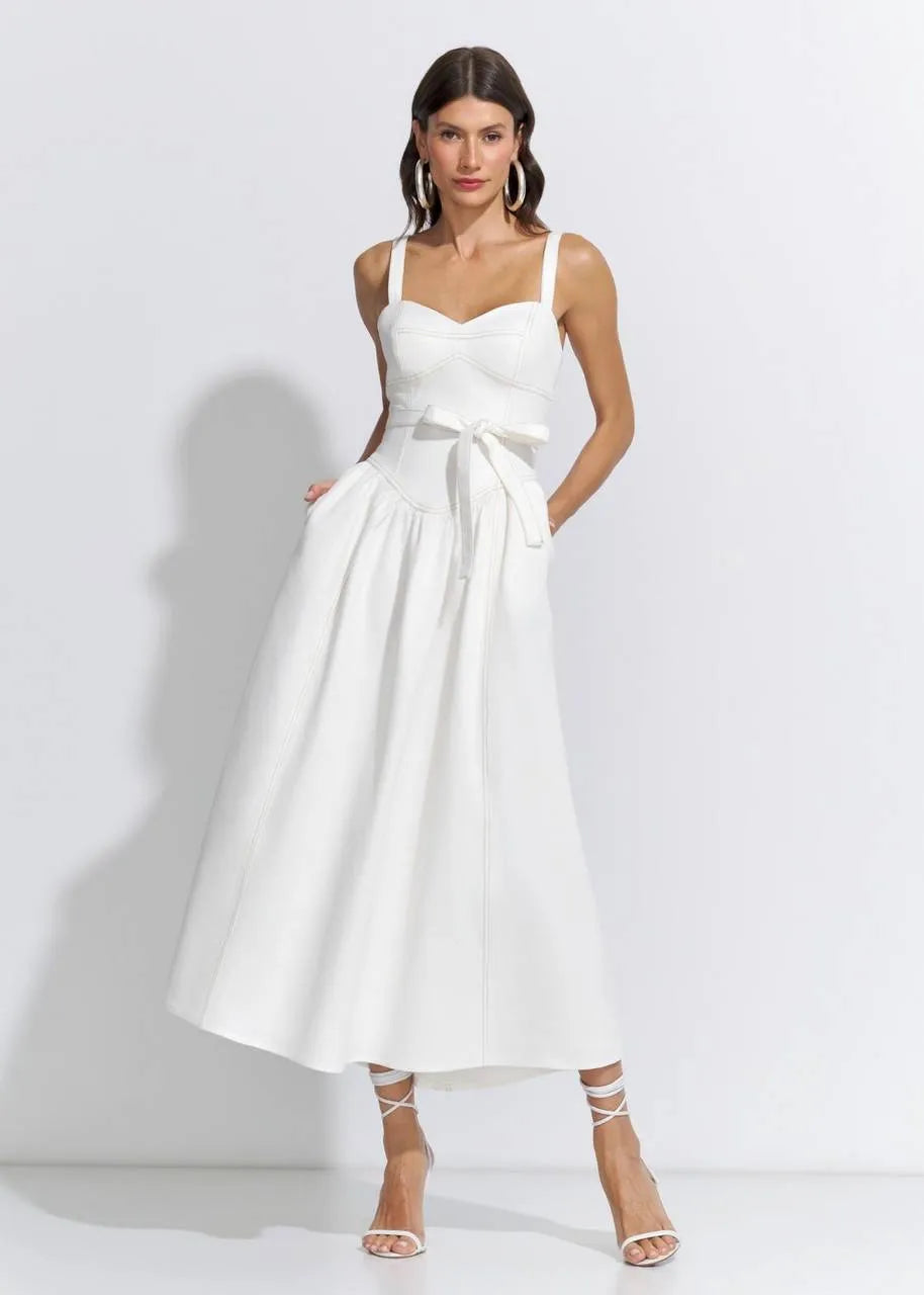 Lore - Heavy Twill Corset Maxi Dress