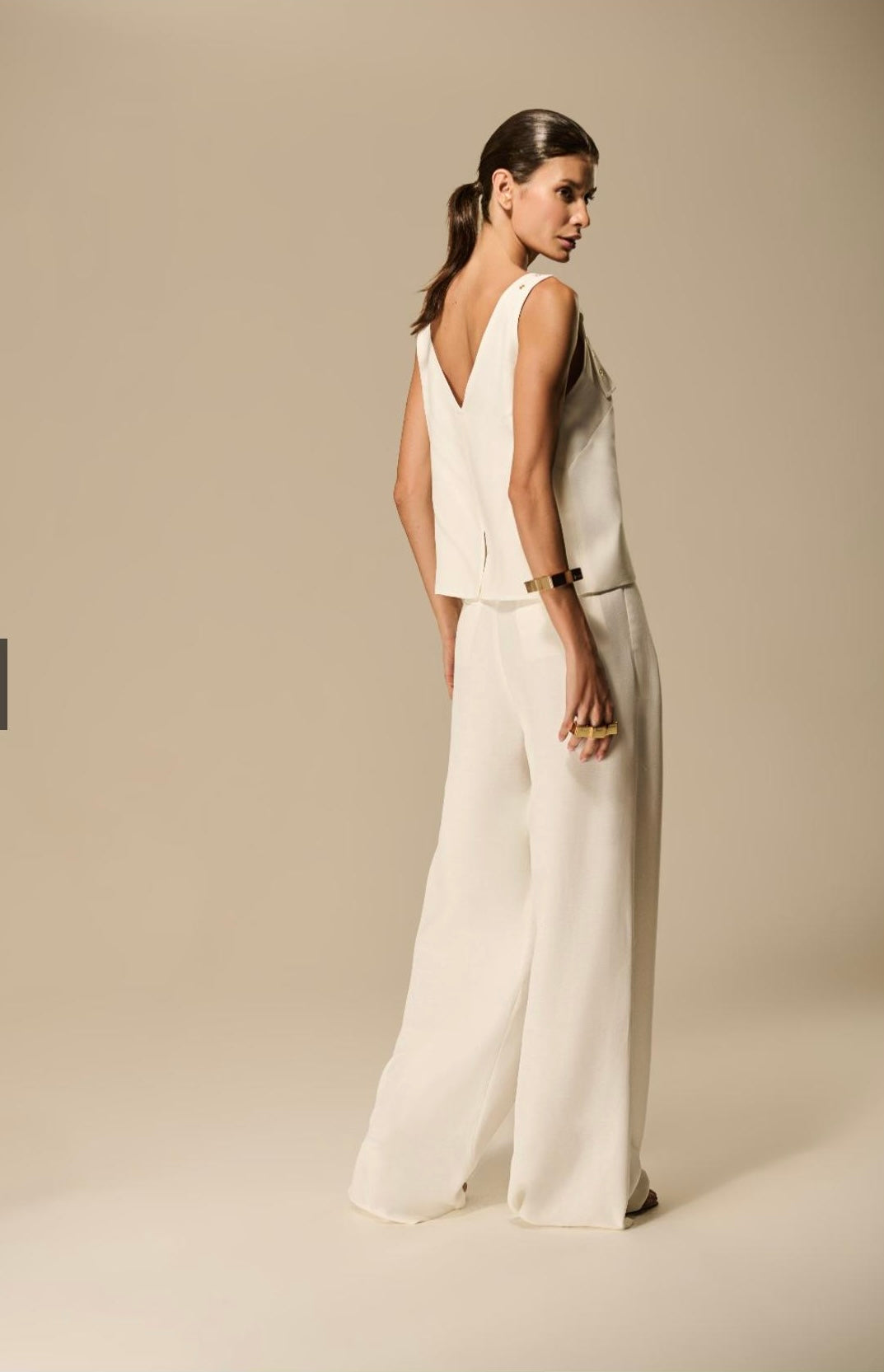 Caos - Strappy Blouse with Buckles