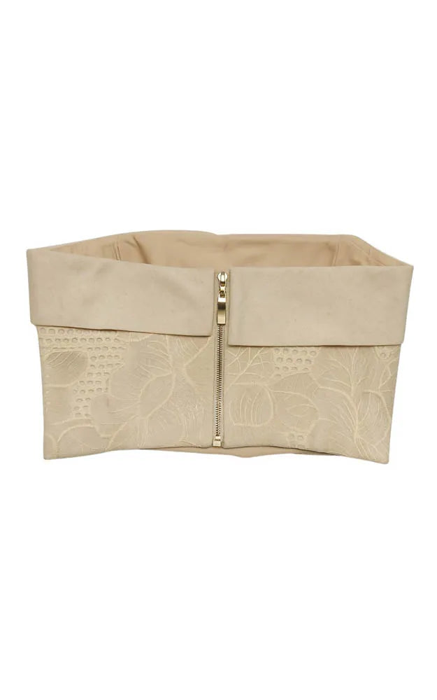 Isa Paes - Gold Botton Top w/Pants Set