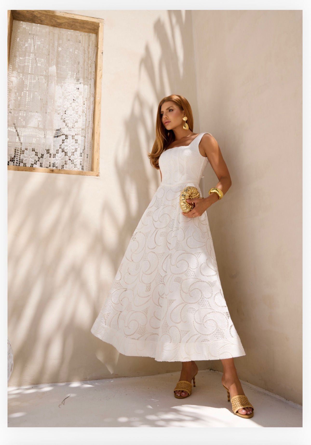 Closet Deluxe - Lace Corset Back Dress