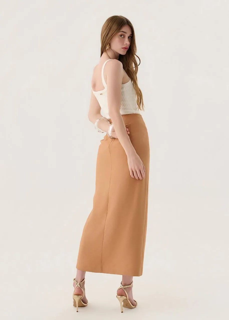 Lore - Midi skirt with eyelet detail