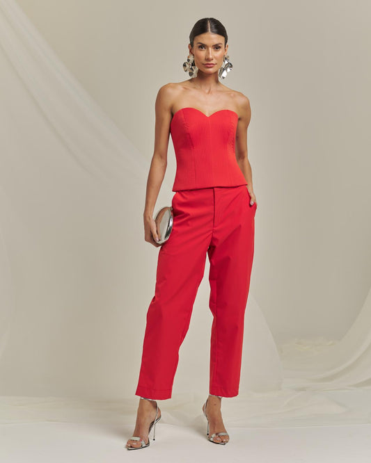 Bfly - Cigarette Pants and Corset Set