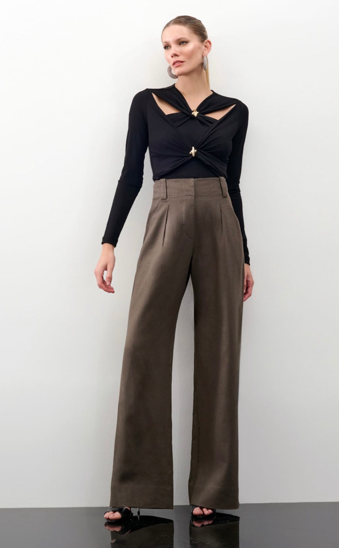 Lore - Wide Leg Linen Winter Trousers