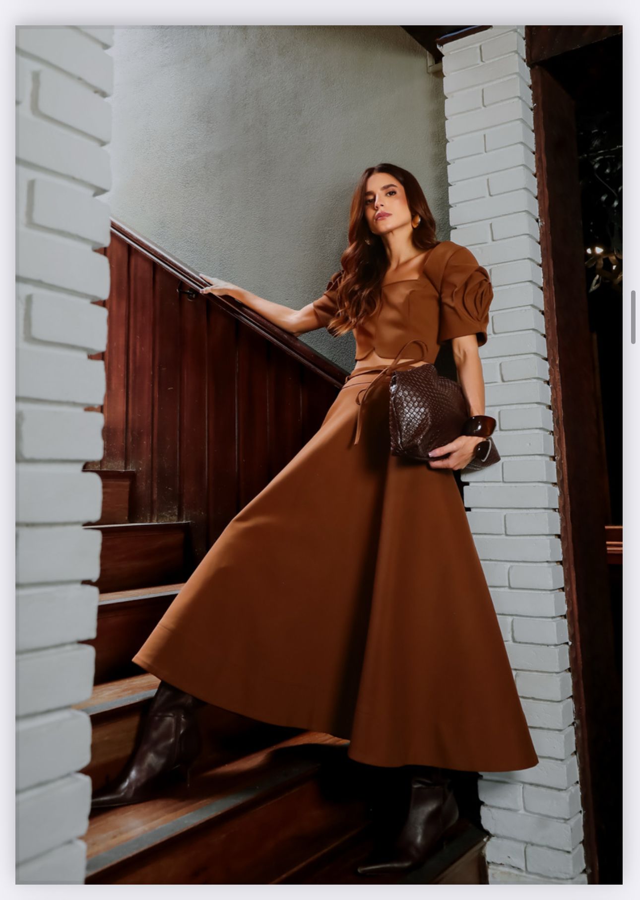Closet Deluxe - Tailoring Set Top Skirt