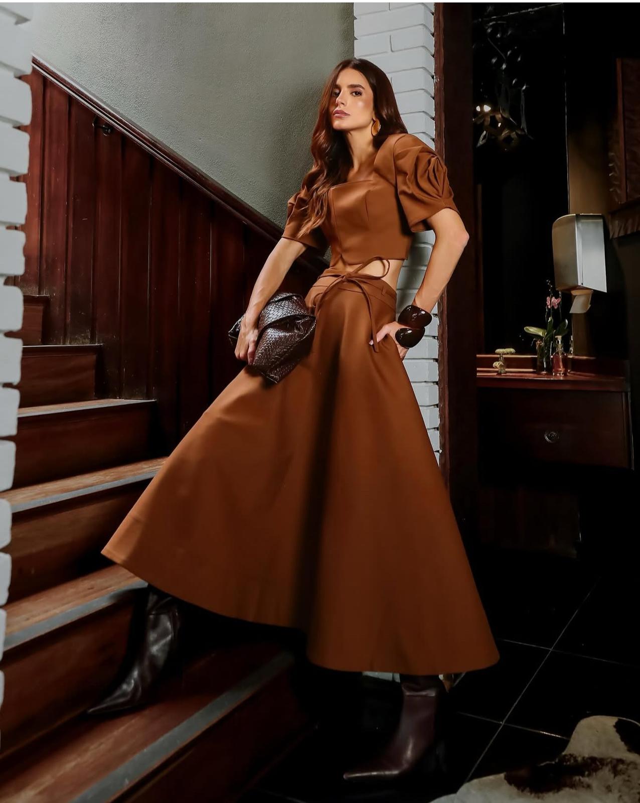 Closet Deluxe - Tailoring Set Top Skirt