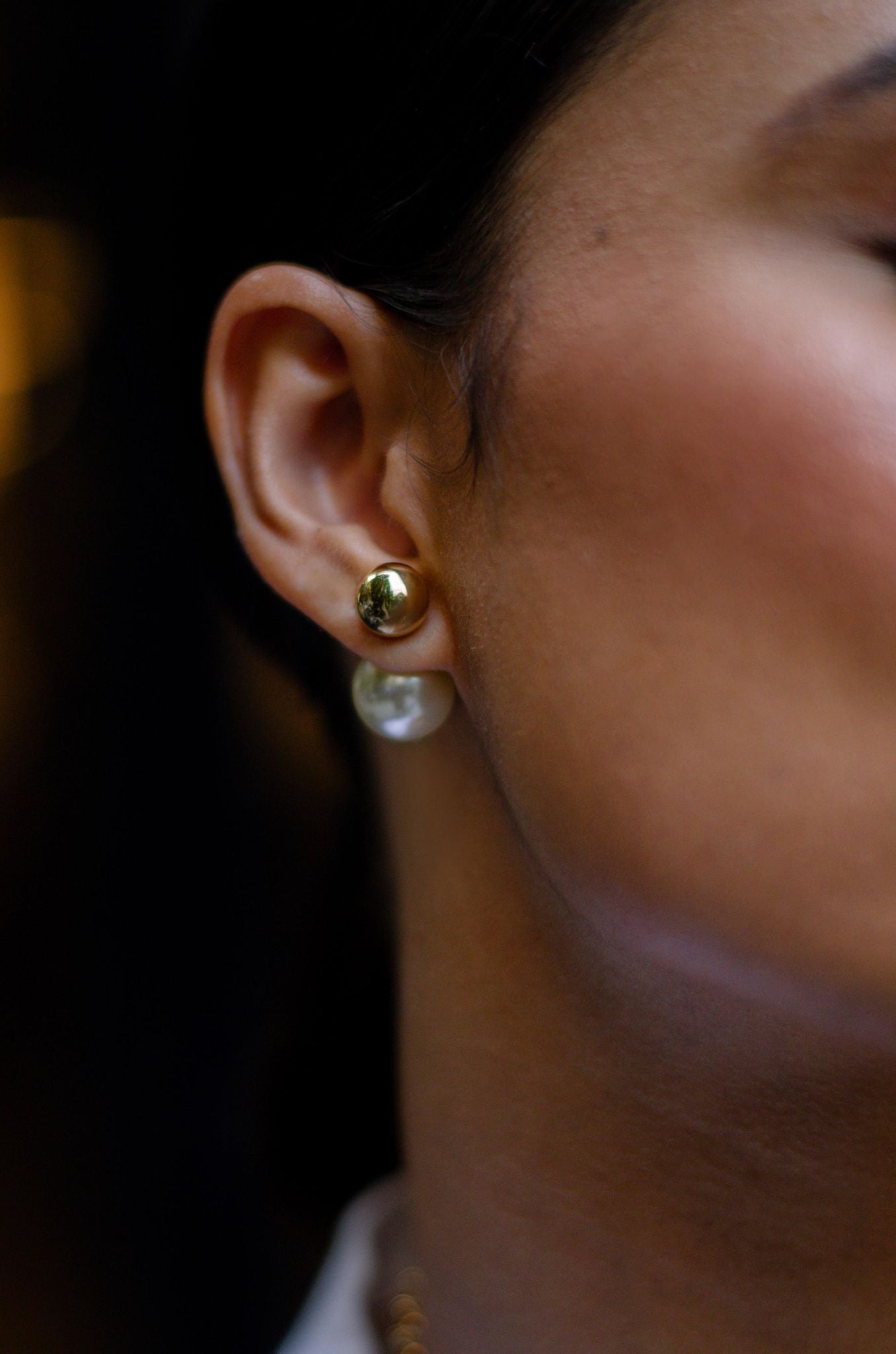 Nuria - Pearl Base Earring
