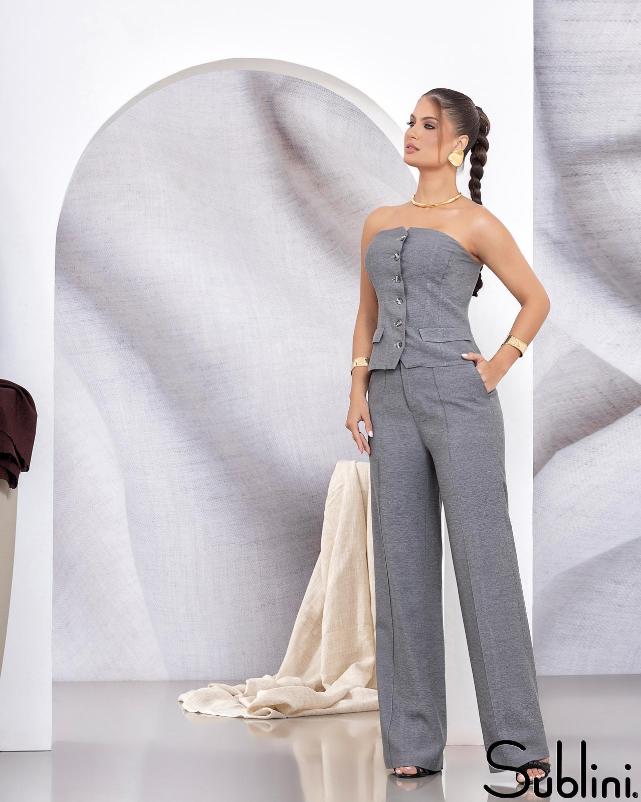 Sublini - TQC Button-Down Pants Set