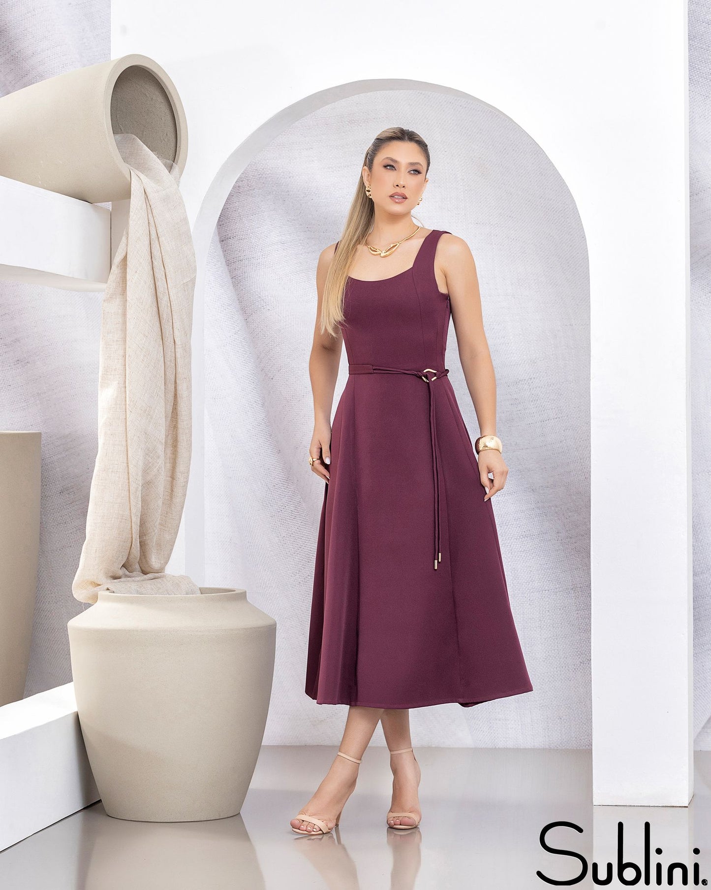 Sublini - Tailored Midi Dress