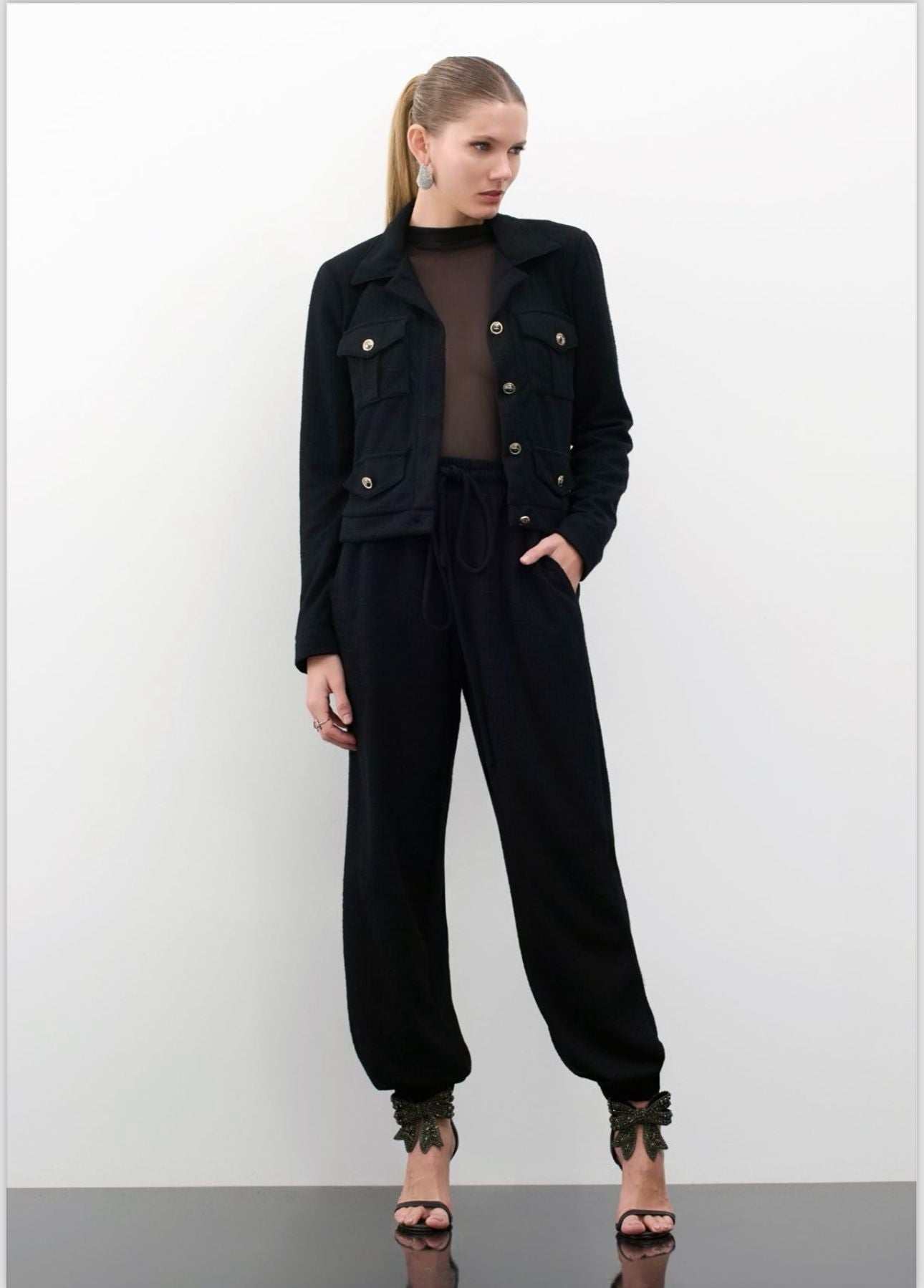 Lore - Comfy Jacket Jogger Pants Set