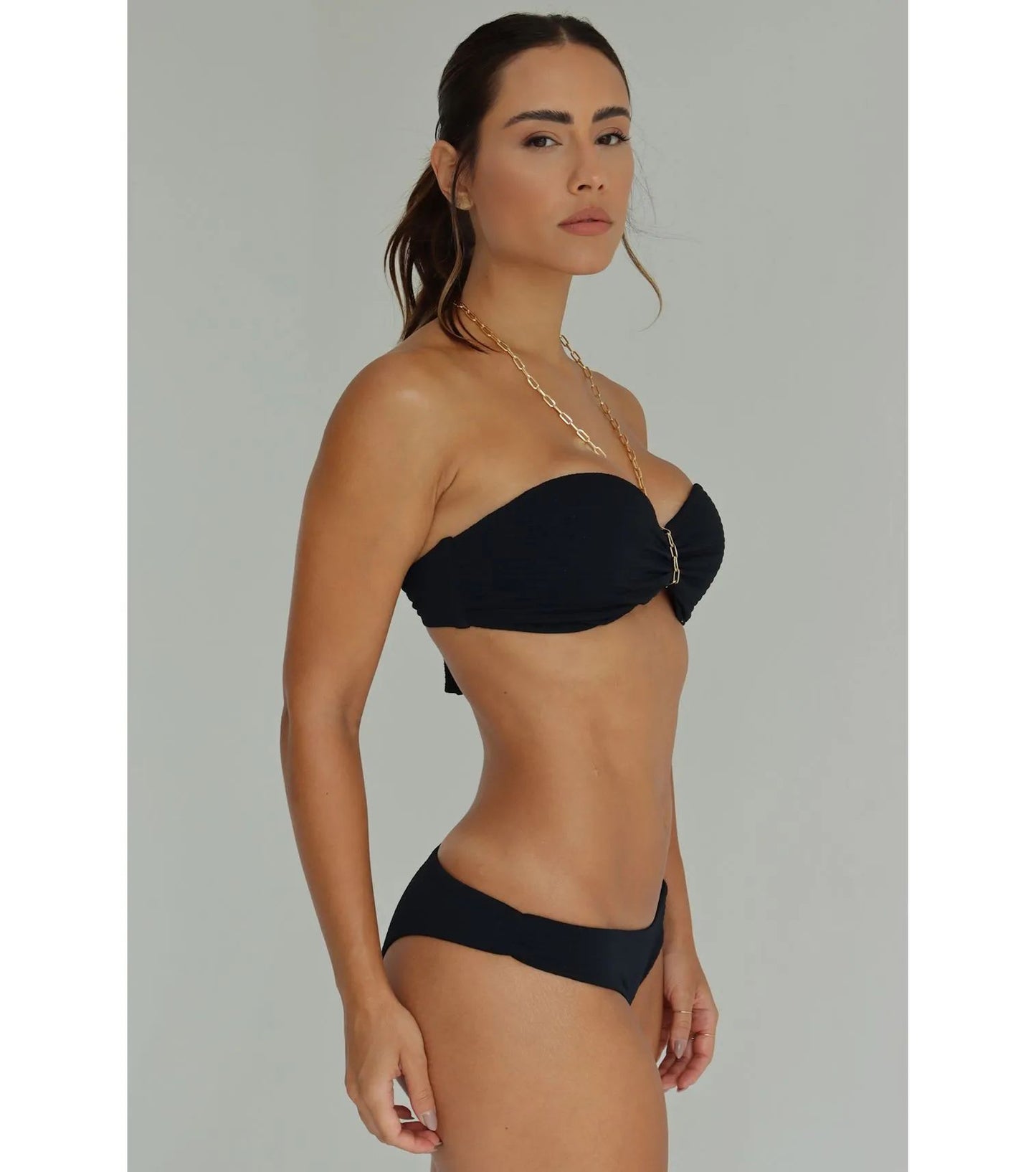 Doux - Black Bikini with Chain