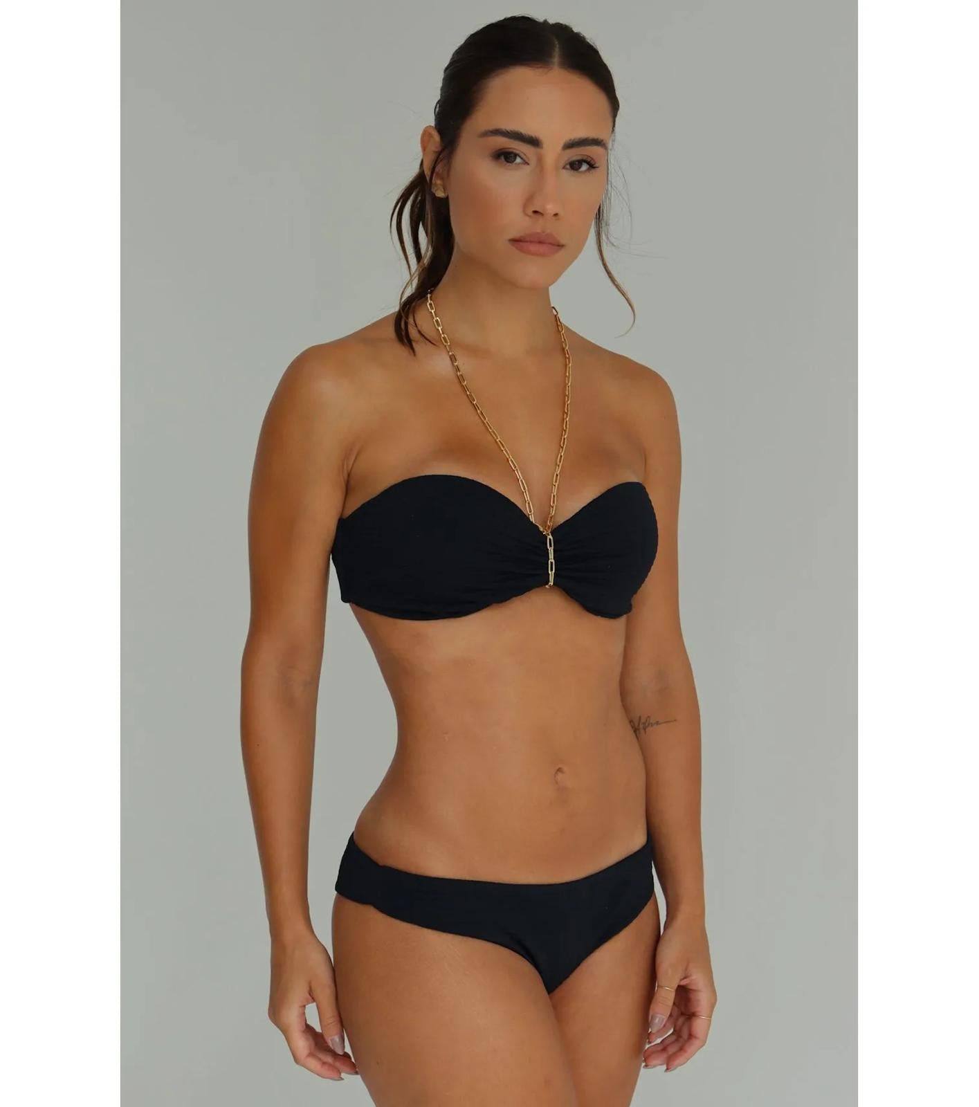 Doux - Black Bikini with Chain