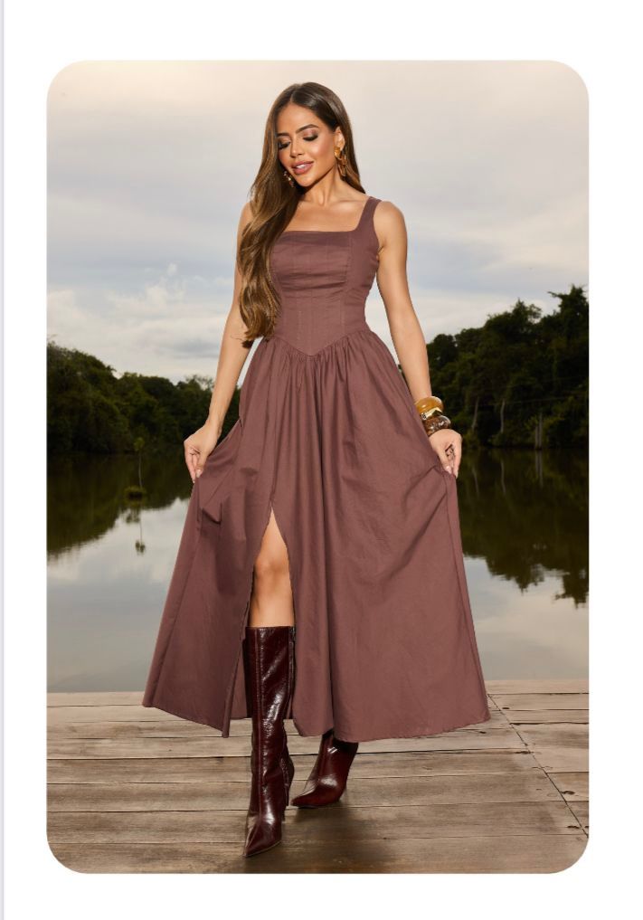 Contra Sensura - Long Slit Dress
