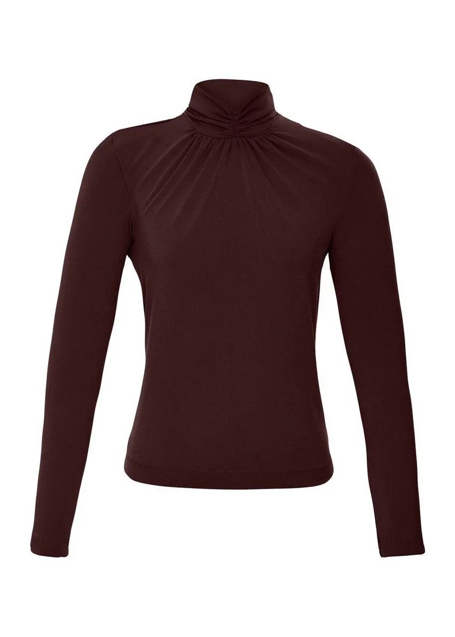 Lore - Jersey Ruffled Collar Blouse