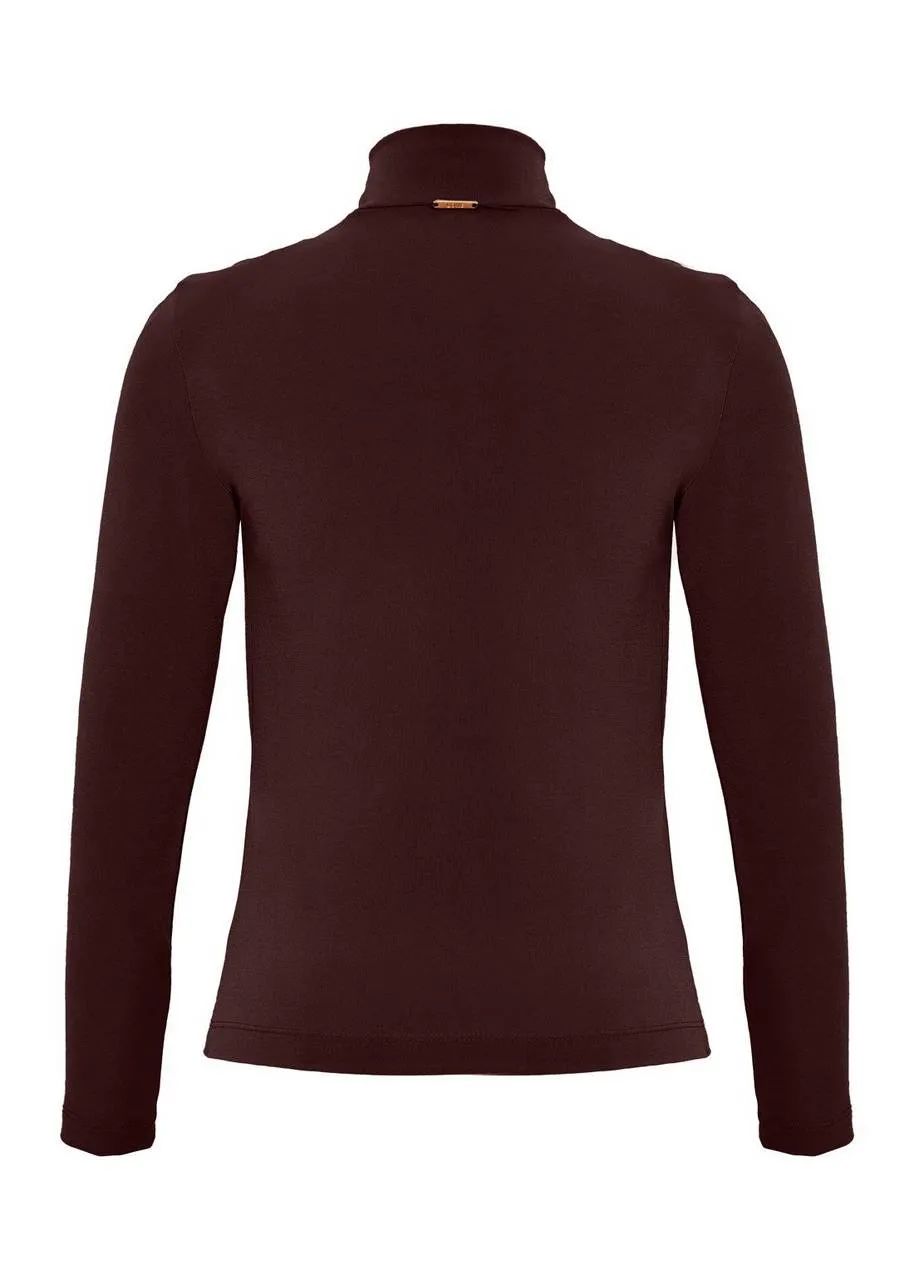 Lore - Jersey Ruffled Collar Blouse