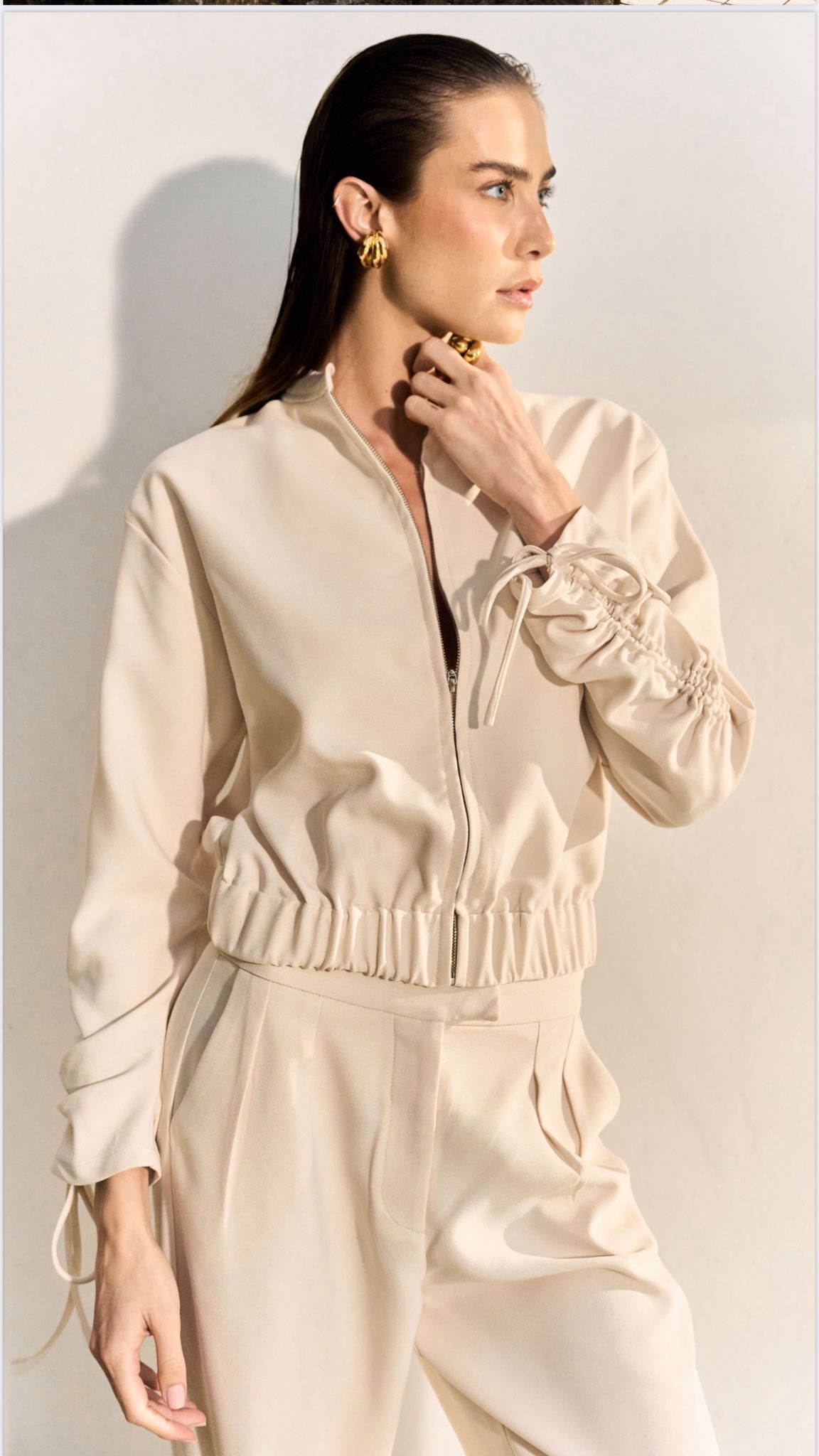 Anne Fernandes - Pants and Jacket Set with Adjustments