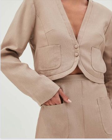 Zen Oficial - Cropped Blazer Set